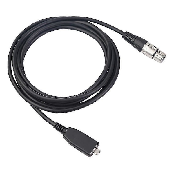 USB C til XLR hunnkabel, USB C mikrofonkabel Type C hann til XLR hunn mikrofonlink studio lyd C
