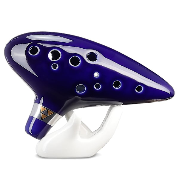 Zelda Ocarina med sangbog, 12 hullers Alto C Zelda Ocarinaer