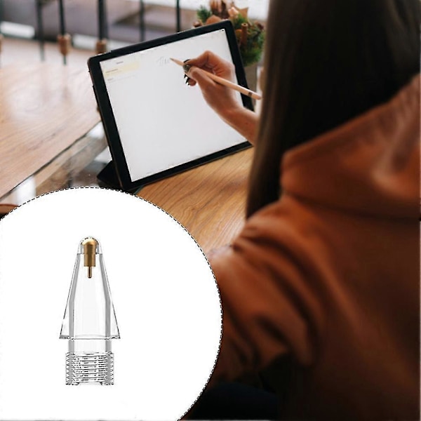 Pencil Tip Ekstra Nib Udskiftningsspids Abs Transparent Udskiftningsspids Til Pencil Gen 1/2 Ipad Stylus