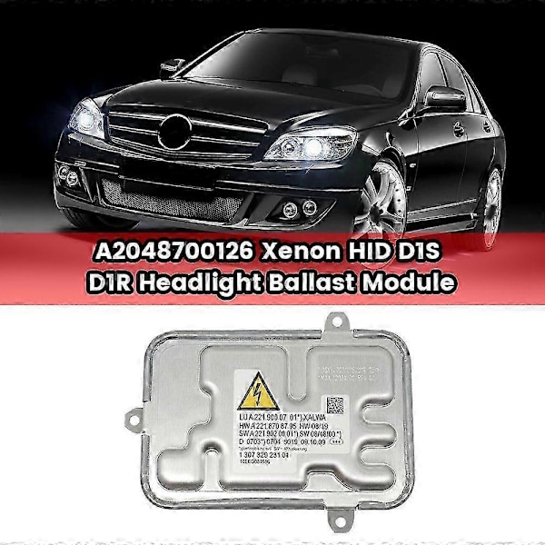 A2048700126 Xenon HID D1S D1R Ajovalojen Ballastimoduuli C-sarjaan W204 C200 C350 C180 C220 C250P20211224302