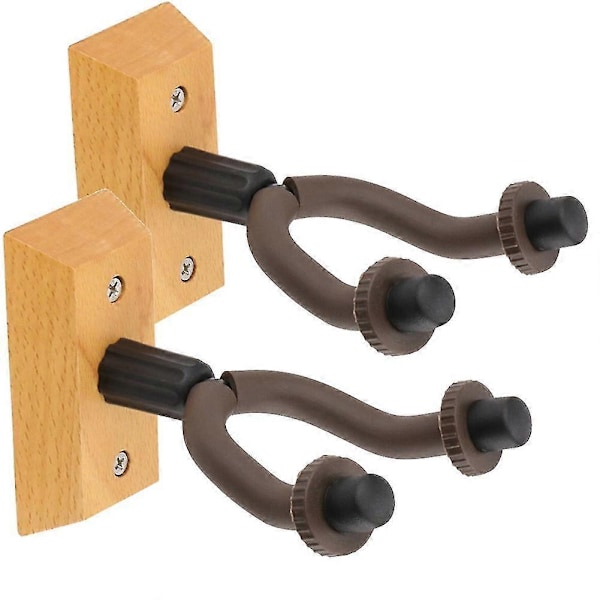 Gitarr Vägghängare, gitarr Väggfäste 2-pack, gitarrhängare för roterbar, gitarrställ, gitarrhållare A