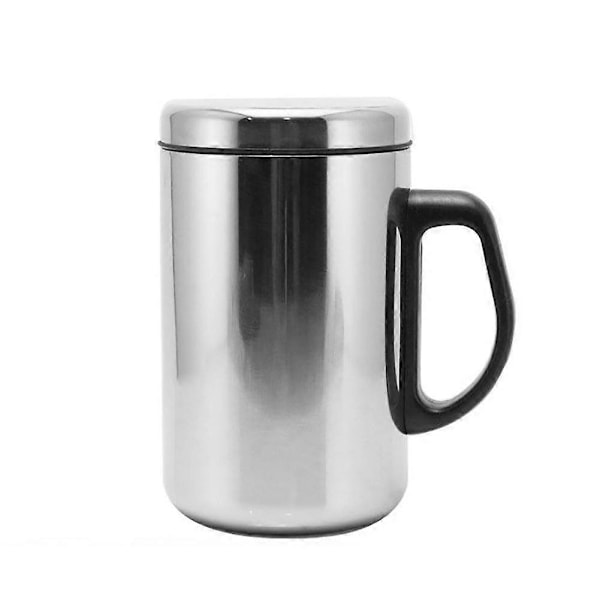 350/500ml Rostfritt Stål Dubbelväggig Isolering Kopp Vatten Öl Kaffe Mugg Gåva