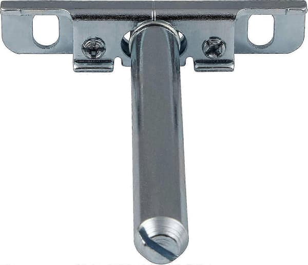 10 st Hyllstöd dolda för väggmontering | STÖD | Längd: 100mm | Förzinkad metall | med platta