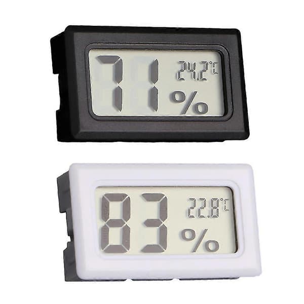 2 stk Mini Hygrometer Hjem Hygrometer Indendørs Termometer Mini Termometer Husholdnings Hygrometer