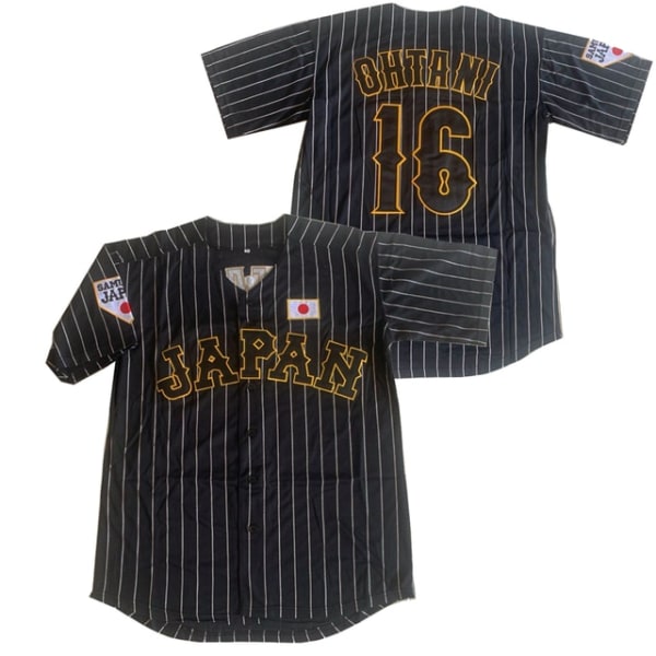 2023 World Baseball Jersey OHTANI#16 Japan Jersey träningsoverall black S