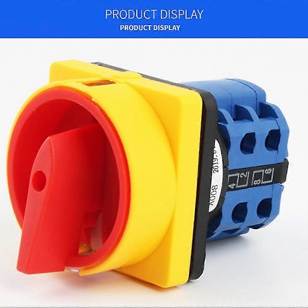 20a Från-på 4 Poler Nnect Isolator Ses Lw26gs Ca10 48x48mm Pad Cam S