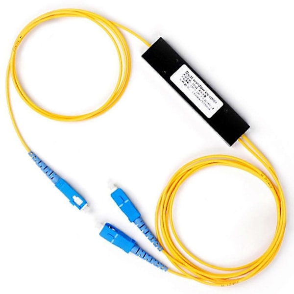 1 Punkt 2 Avsmalnande Fiberoptisk Splitter Kopplingsbox Splitter Sc Port Ftth Fiber Hem Kall Anslutning