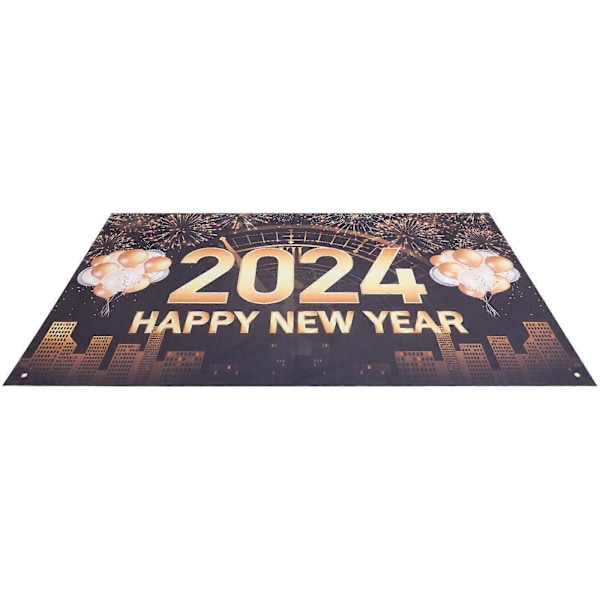 1 Ark Gott Nytt År Bakgrundsduk 2024 Gott Nytt År Dekoration Hängande Bakgrund Foto Rekvisita