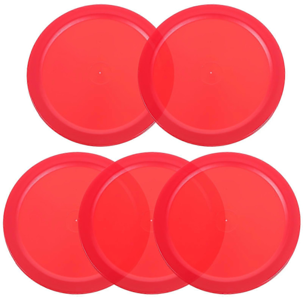 5 stk. Air Hockey Pucker Bordhockey Pucker Plast Hockeybrikke Air Hockey Bordtilbehør