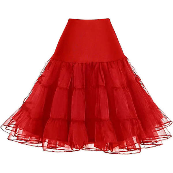Elastisk Chiffon Underskjørt for Kvinner Puffy Tutu Tyllskjørt Prinsesse Ballett Dans Pettiskjørt S-2xl Style3 L