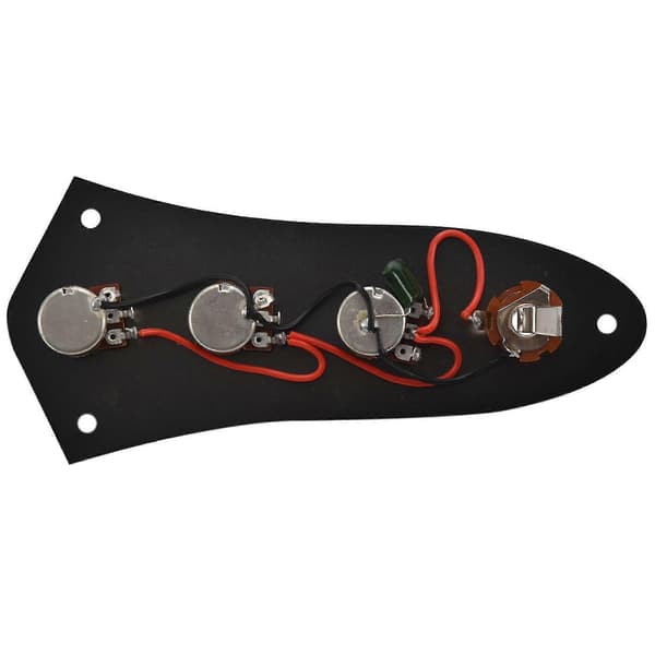 Aluminiumslegering Graveringssele Kontrolpanel Til Jazz Basguitar Switch Kontrolpanel Til Fender