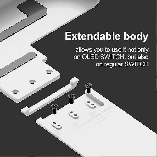 Utskiftbart Ergonomisk Håndtaksgrep Beskyttelsesetui For Switch Oled Og Vanlig Switch-a