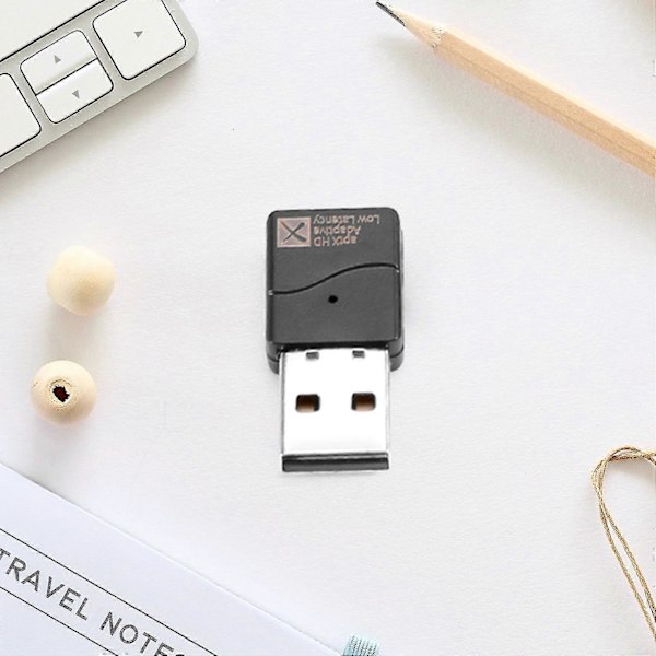 Bluetooth-sovitin USB Bluetooth 5.2 Lähetin Qcc3040 Siru Ilmainen Ohjain Sopii Pelikonsolille C