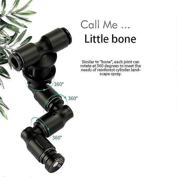 Reptil Dimmaska Sprinkler Regnskogstank 360 Justerbar Akvarium Vattenlevande Husdjurskylsystem