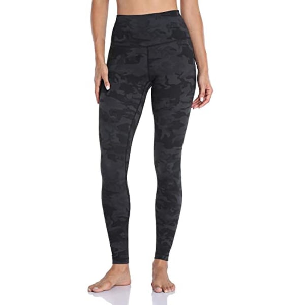 Tflycq Womens Stretch Yoga Leggings Fitness Löpgym Sport Full Längd Active Pants Gray M