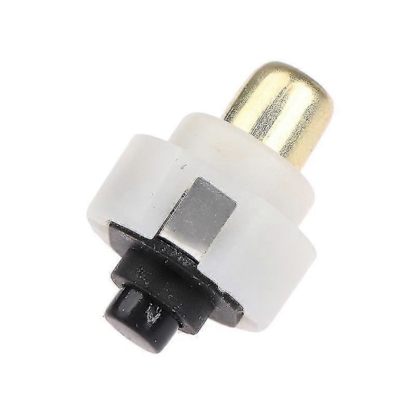 2 stk. 20 mm LED-lommelykt trykknappbryter på/av elektrisk lommelykt halebryter Ty