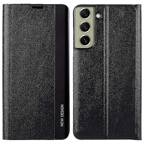 For Samsung S21 Fe Fjerde Generasjon Stativ Lærveske Black Style A Samsung Galaxy S21 FE