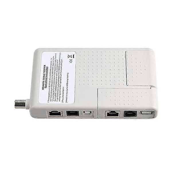 Multifunktionel 4-i-1 Netværkskabeltester Rj45/rj11/usb/bnc Lan Kabel Cat5 Cat6 Ledningstester