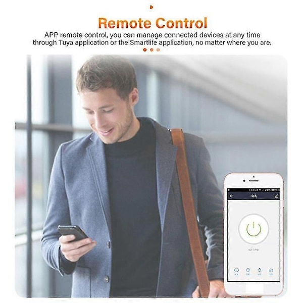 Enfas Din-skena Wifi Smart Energimätare Förbrukning Kwh Mätare Wattmeter Stöd Smartlife/tuy
