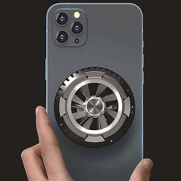 X6 Kjølevifte Lavt Støynivå Sterk Sugekraft RGB Lys Magnetisk Halvleder Telefon Radiator for Gaming