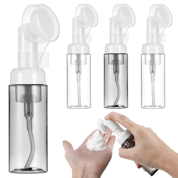 4 st Mousse Skumflaska Plast Frostat Skumflaska Liten Bubbelflaska