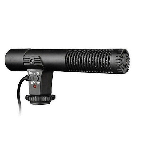 Stereo Kondensator Inspelningsmikrofon Mic för PC Laptop Dator DSLR Kamera