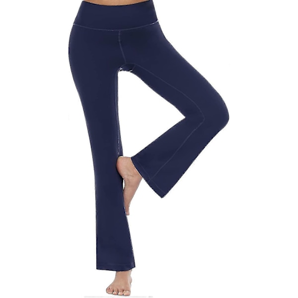 Fleeceforede leggings for kvinner i store størrelser, varme termiske yogabukser for vintertrening S-4xl Style2 M