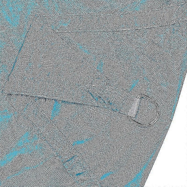 Vedenpitävä aurinkosuojaverho pihaan ja puutarhaan, suorakulmainen kolmio aurinkosuoja UV-suojalla uima-altaalle Water blue 3*3*4.3m