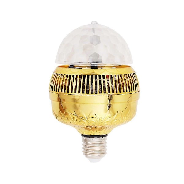 E27 Lampa Roterande LED Party Lampa Stroboskopljus För Fester - RGB Multi Kristallkula Ljus Strob