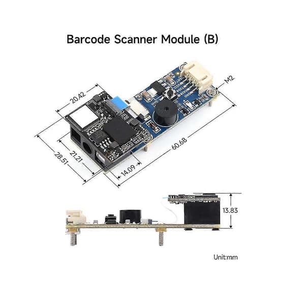Bar Scr Modul 2d S Scr Modul S 4mil Högdensitets Bar Scanning Bar