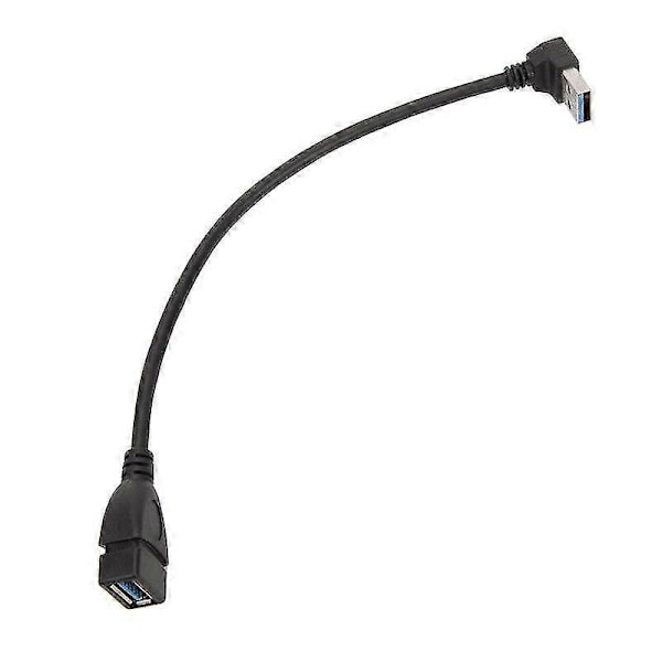 Usb 3.0 Kulma 90 Asteen Jatkojohto Uros-Naaras Adapteri Johto Data Alas