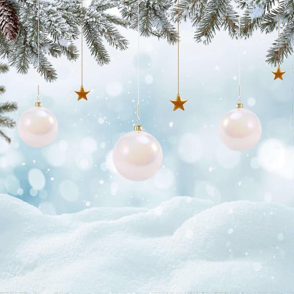 Julgransprydnader i Regnbågsfärger, Bubbelprydnader, 30 ST 6 cm