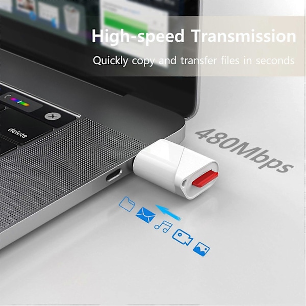 Type-c Tf/-sd Otg Usb 2.0 -sovitin matkapuhelimelle ja tietokoneelle