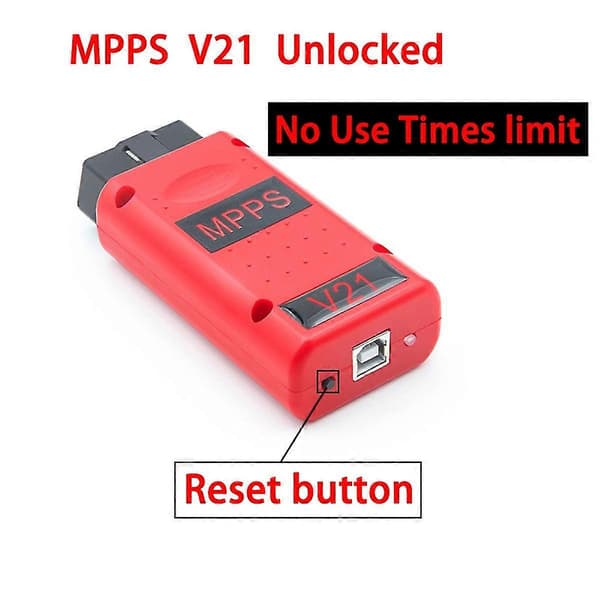 Lås opp Mpps V21 V22 Ecu Chip Tuning Interface Ingen Bruk Begrenset Ecu Master Med Breakout Tricore Kabel