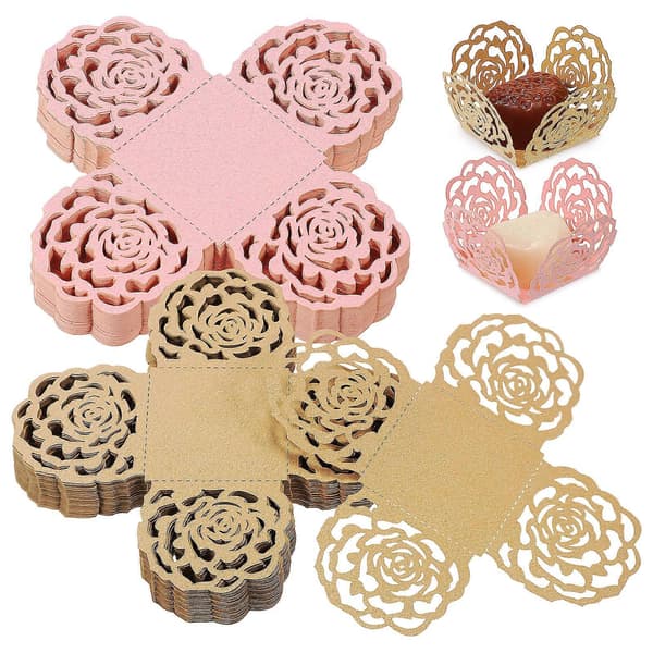 100 kpl Tryffelipaperit Suklaapaperit Paperiset Tryffelipaperit Mini Cupcake Vuorat Juhlatarvike