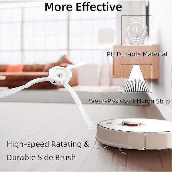 For Mi Robot Vacuum Mop 2 Lite / Mi Robot Vacuum Mop 2 Pro/mjstl/mjst1shw Deler Hovedsidebørste Hep