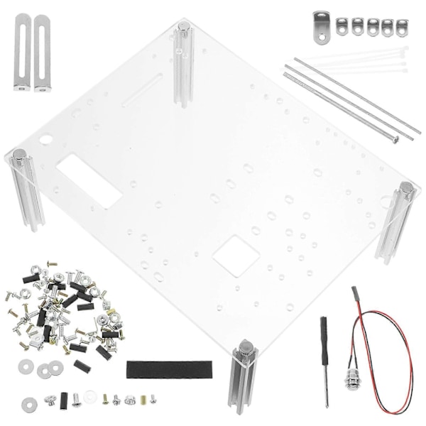 1 Sæt Åben Computer Kabinet Åben Ramme Computer Kabinet ITX/UATX DIY Chassis Beslag