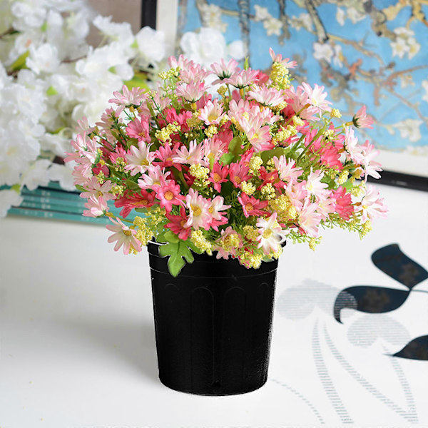10 stk. Simpel Gallon Potte Blomsterkrukke Have Plastik Plante Planteskolepotte (Sort)