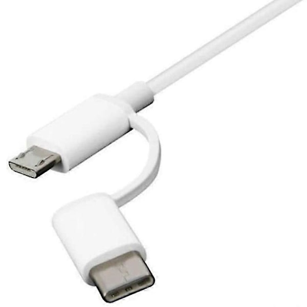 2-in-1 USB-kaapeli (mini-USB - Type C) 100cm, soveltuu kaikkiin Type-C- ja mini-tuotteisiin