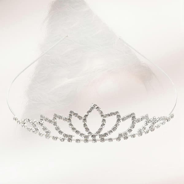 2x Bryllup Kvinner Jente Rhinestone Hodebånd Hode Krone Prinsesse Smykker