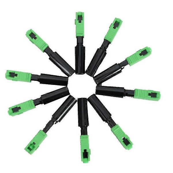 30 stk FTTH Integrerte Hurtigkoblinger SC/ Grønn Plast Fiberoptisk Kobling