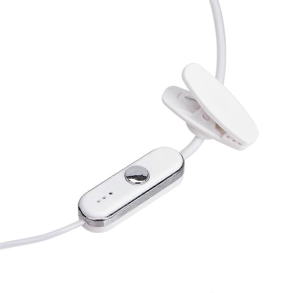 2 stk 2-pinners dobbel øretelefon ørepropp mikrofon Ptt for Etc Radio Walkie Talkie Et ørepropp