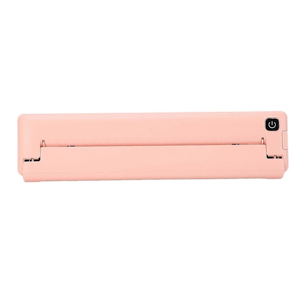 A4 Paperi Mini Tulostin Bluetooth Yhteys Musteeton Lämpötulostin Akkuvirta 90 Arkin Kapasiteetti Pinkki