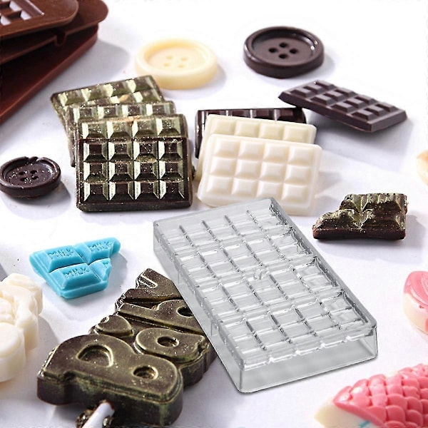 Chokoladebar Maker Slikform Break Apart Bar Chokoladeform & Kaffepulver Si af Rustfrit Stål