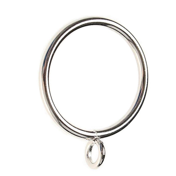 80 stk. gardinringe, 38 mm indvendig diameter jern gardinringe hængende ringe til gardiner og stænger