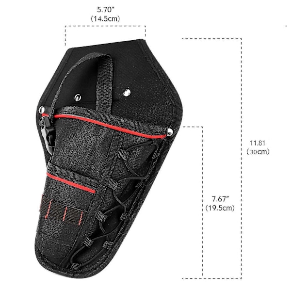 Holster Driver H -functal Elektrisk Værktøjstaske Med W