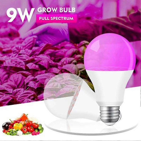 LED Vekstlys Phytolampe For Planter Lampe Fullspektrum Veksttelt Lys Vekstlys Innendørsbelysning