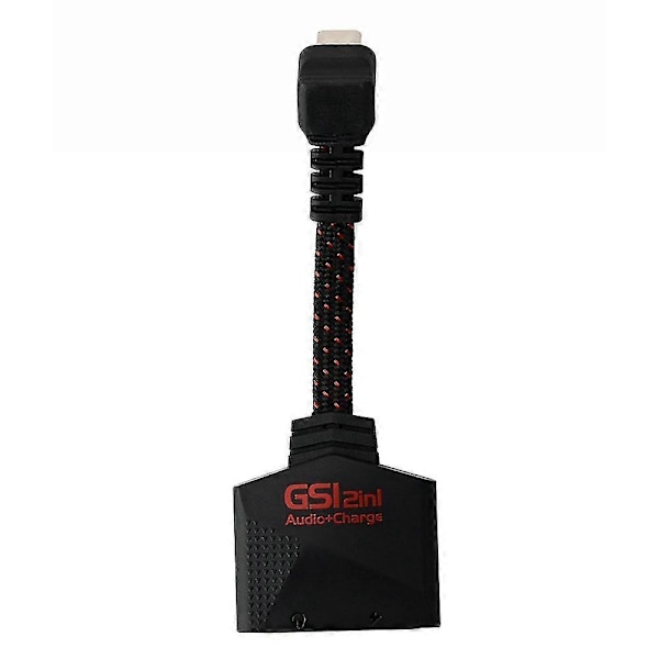 Peli Live Äänikortti USB Äänikortti Type-c Lataus 2-in-1 Hi-rse Mobiilipeli Äänikortti Ulkoinen D