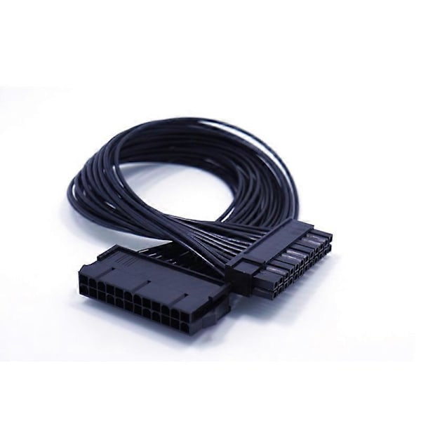 32cm PC Chassi Moderkort 24 Pin Hane till Hona Strömförsörjning Förlängningskabel