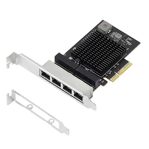 Iocrest 2.5g 4 Port Pcie Rj45 Lan 10/100/1000/2500mbps Rtl8125b Chip Quad Server 2.5 Gigabit Ether